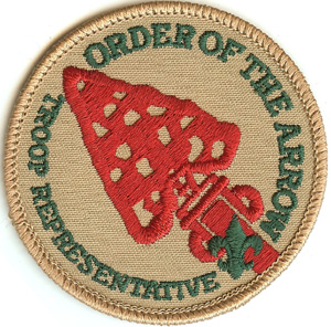 Order of the Arrow Troop Representative Patch